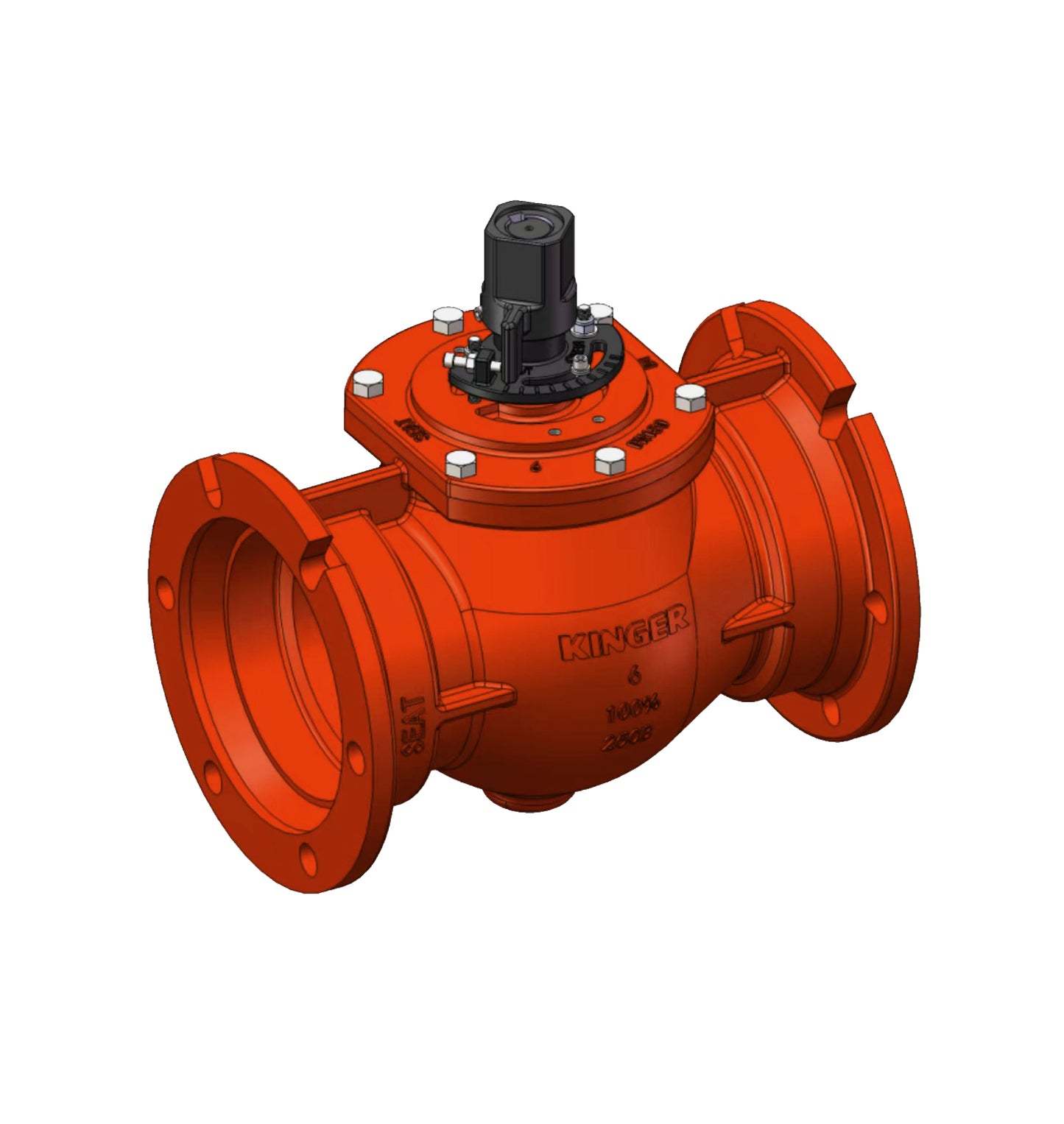 AWWA C517 Mechanical Joint Eccentric Plug Valve With Direct Nuts and Limit Locking Function (MPL175-CNT)