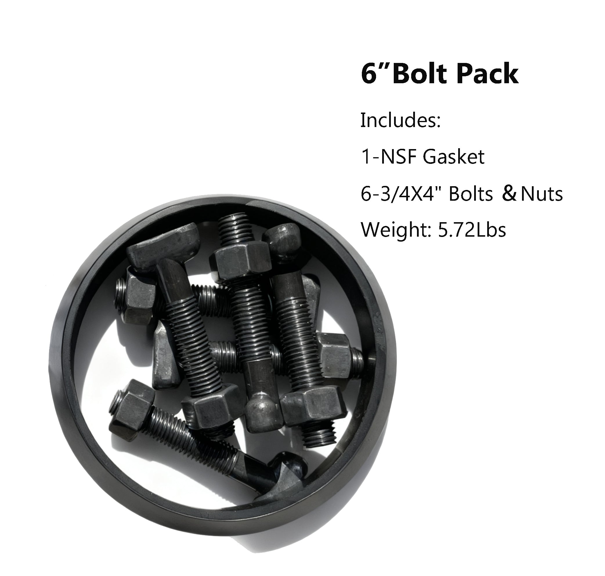 Bolt Pack (Series B Includes NSF Gasket, Bolts ＆ Nuts without Gland)