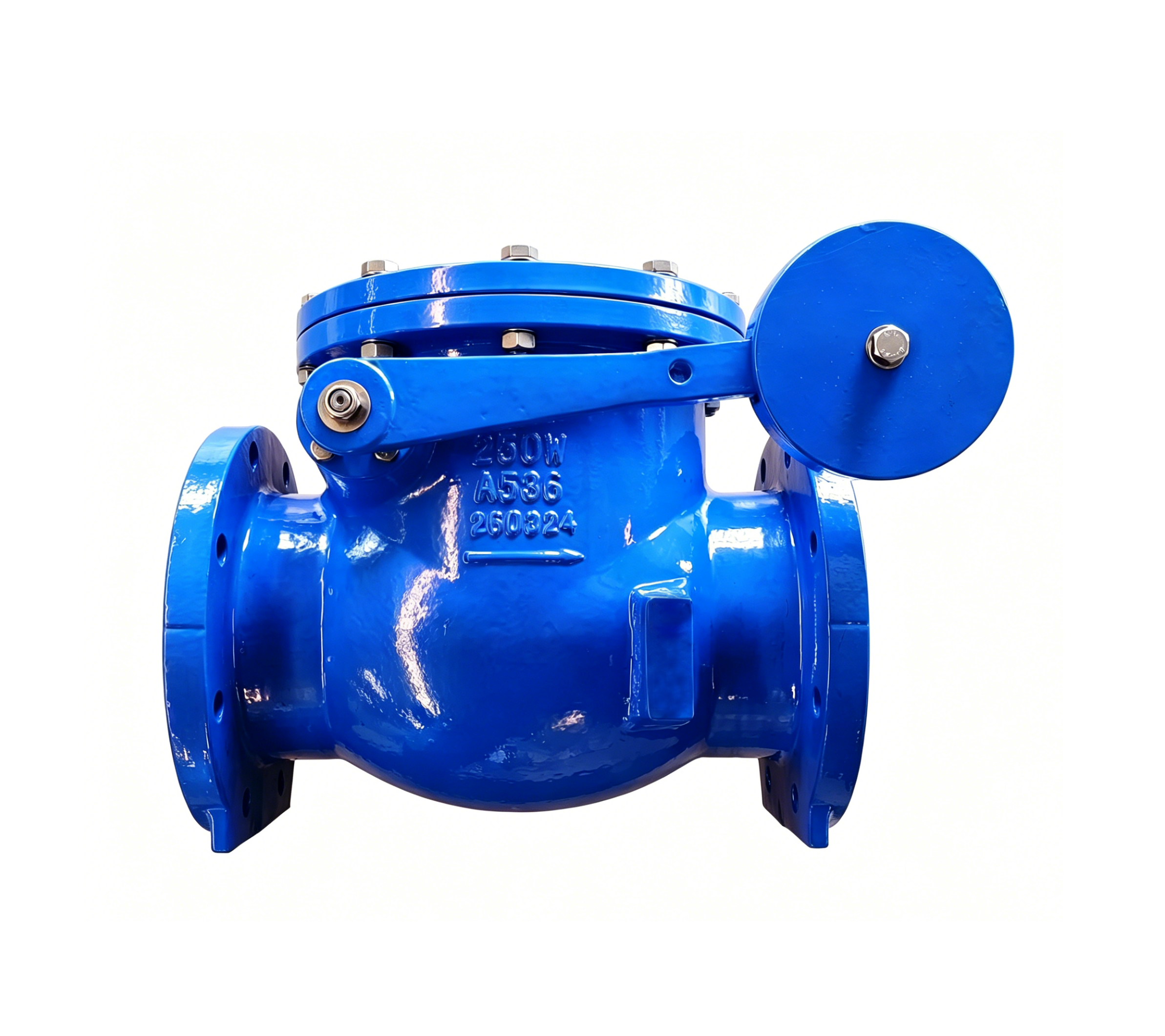 AWWA C508 Flanged Metal Seal Swing Check Valve with Weight & Lever (JHH44XW)