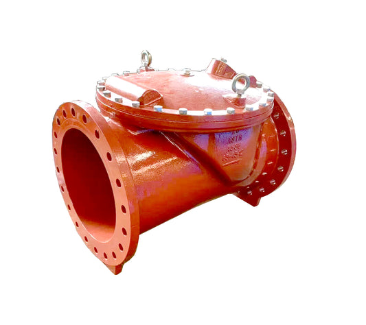 AWWA C508 Flange Check Valve 45Degree Rubber Disc with Anti Slip Pin(JKDC45D)