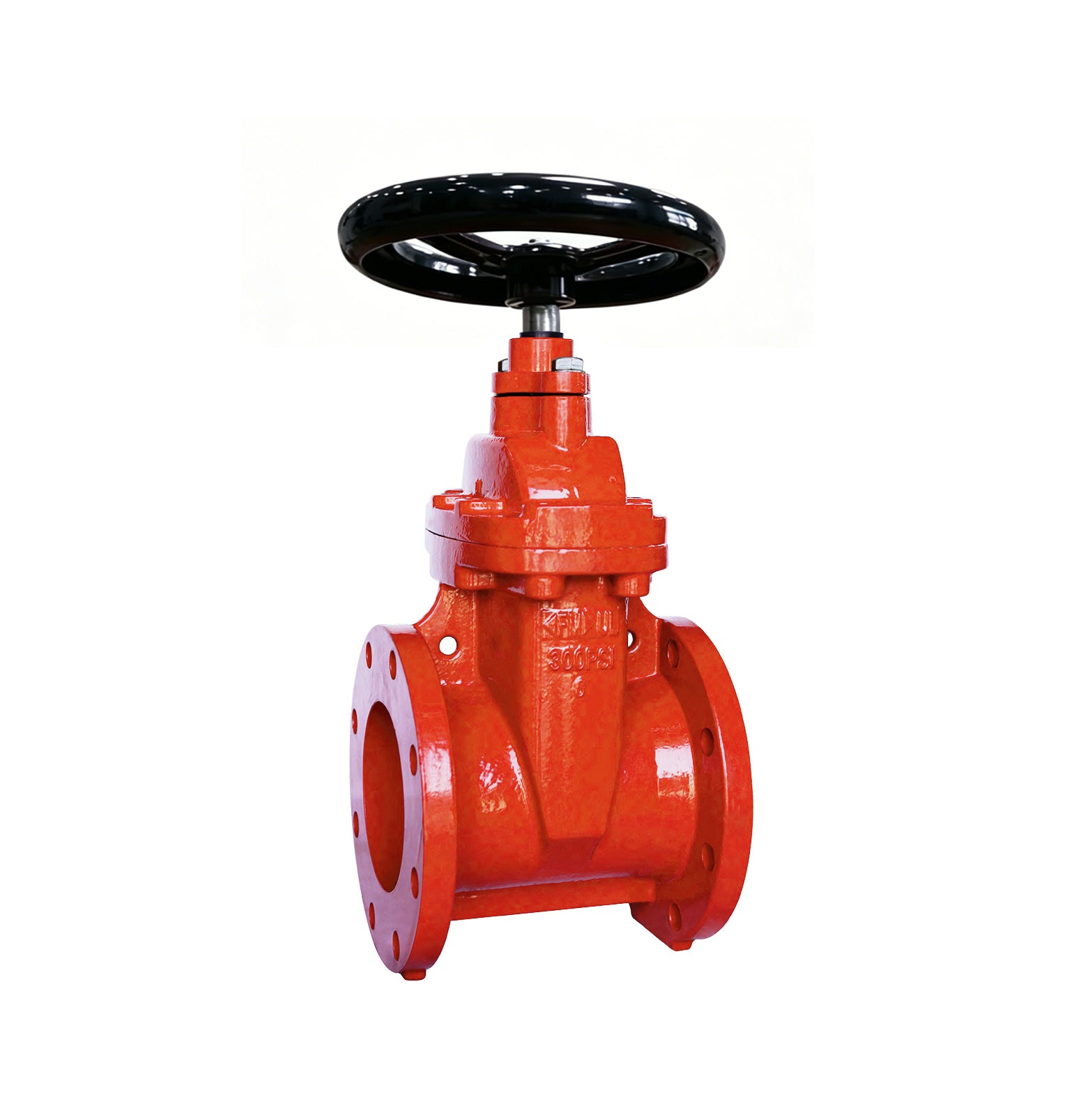AWWA C515 NRS FLG x FLG Gate Valve With 2" OP Nut (JKDZ45F)