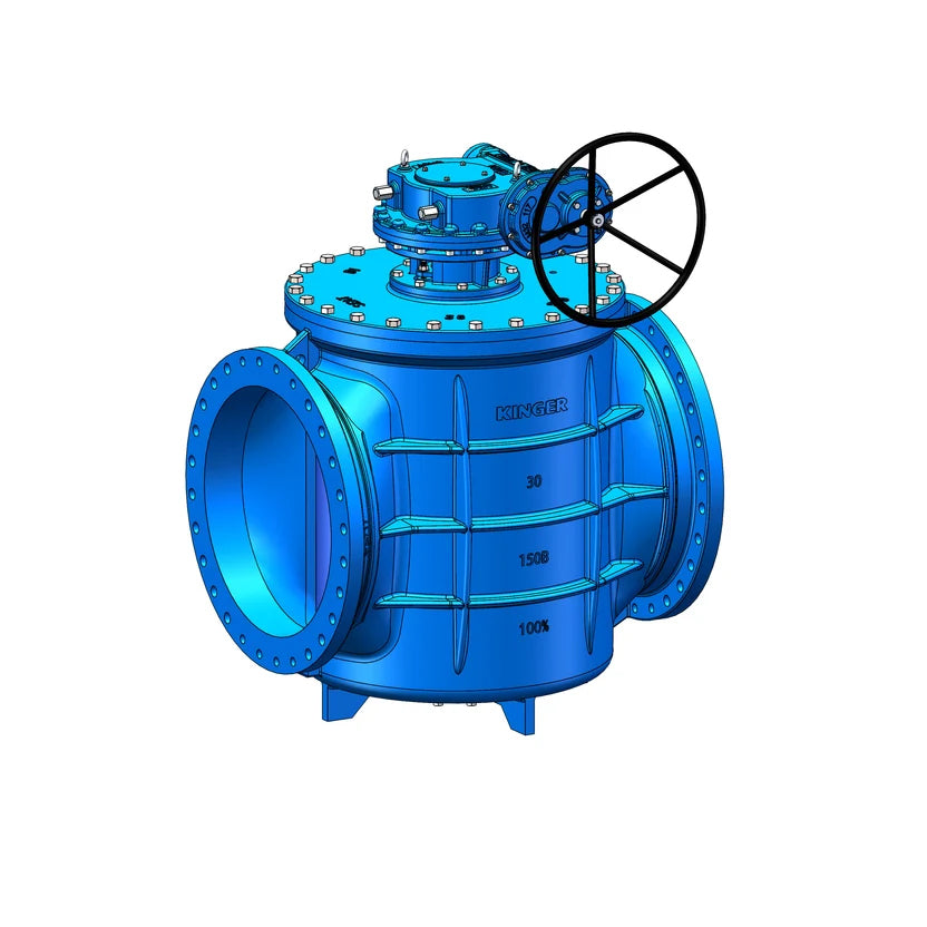 AWWA C517 Eccentric Plug Valve FLG x FLG Ends With Gearbox (KPL150-GH)